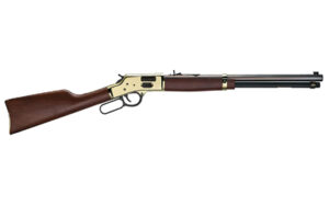 Henry Big Boy Brass lever-action rifle .357 Magnum/.38 Special 20-inch octagon barrel polished brass receiver walnut stock