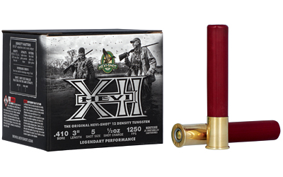 HEVI-Shot 410 Bore 3-inch #5 tungsten shotshells 25-count box