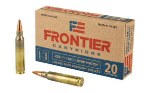 Hornady Frontier .223 Rem 68 gr BTHP Match rifle ammunition 20 rd box