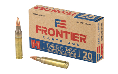 Hornady Frontier 5.56 NATO 55 gr HP Match 20 round box