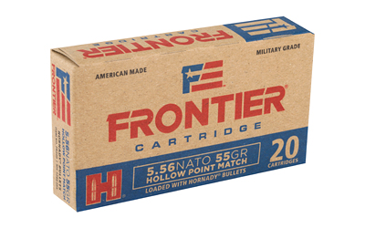 Hornady Frontier 5.56 NATO 55 gr HP Match 20 round box
