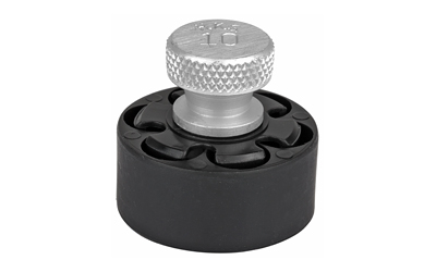 HKS 10A A-Series 6-round revolver speedloader, black plastic, twist-knob release