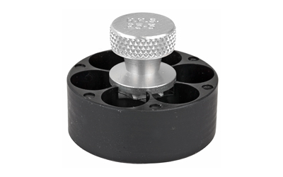 HKS M Series 6-round speedloader for .45 Long Colt, black finish, fits S&W 25-5 and Taurus Raging Bull