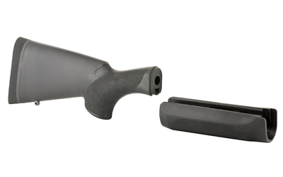 Hogue 08732 OverMolded stock and forend kit for Remington 870, 12 Gauge, 12" LOP, black