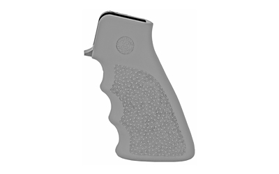 Hogue AR-15 OverMolded Rubber Grip with Finger Grooves, Grey