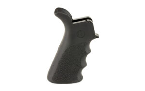 Hogue OverMolded AR-15 beavertail grip with finger grooves, cobblestone finish, black