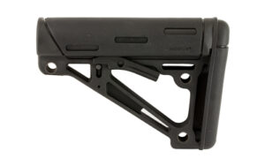HOGUE OverMolded Collapsible Buttstock Mil-Spec Black for AR-15