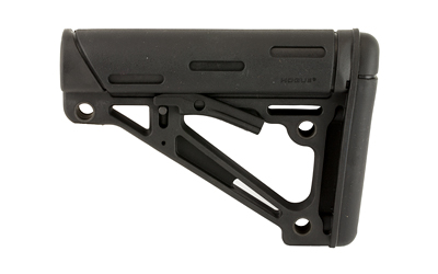HOGUE OverMolded Collapsible Buttstock Mil-Spec Black for AR-15