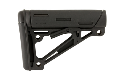 HOGUE OverMolded Collapsible Buttstock Mil-Spec Black for AR-15