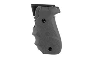Hogue black rubber grip with finger grooves and cobblestone texture for Sig P226