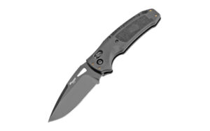 Hogue K320 Nitron folding knife black drop point Able lock polymer handle