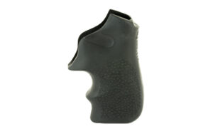 Hogue Tamer black rubber cushion grip with finger grooves for Ruger LCR/LCRx