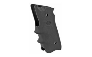 Hogue black rubber wrap-around grip with finger grooves for Ruger Mark II and Mark III