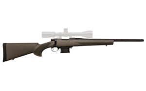 HOWA Mini Action 7.62x39 bolt-action rifle in olive drab green with 5-round magazine