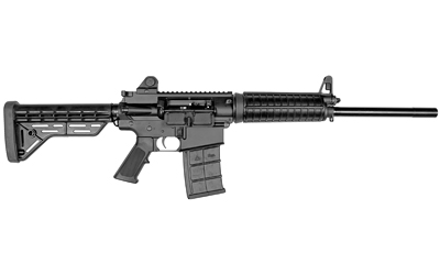 JTS M12AR B1 12GA AR-style semi-auto shotgun with 18.7in chrome-lined barrel and black synthetic stock