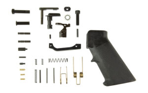 KAK AR-15 lower parts lite kit in black, no fire control group