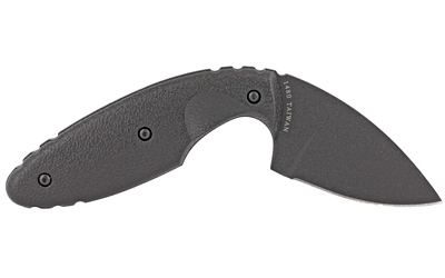 KA-BAR TDI Law Enforcement Knife with 2.313in drop-point blade, black Zytel handle and hard plastic sheath