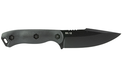 KA-BAR BK18BK Becker Harpoon 4.5 inch fixed blade knife with black Celcon sheath