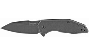 Kershaw Gravel pocketknife BlackWash finish stainless steel handle 8Cr13MoV blade