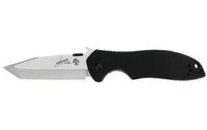 Kershaw Emerson CQC-7K folding knife 3.25-inch American Tanto blade with black G10 handle