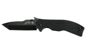 Kershaw Emerson CQC-8K folding knife with 3.5-inch American tanto blade, black G10 handle, black-oxide finish