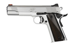 Kimber Stainless LW Arctic 1911 .45 ACP 5-inch stainless slide silver aluminum frame gray laminate grips