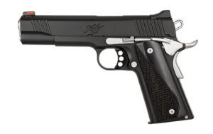 Kimber Custom LW Nightstar 1911 .45 ACP 5-inch black frame with black/gray laminate grips
