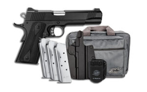 Kimber Custom LW 1911 .45 ACP 5in KimPro Black finish with three 7-round magazines and range bag