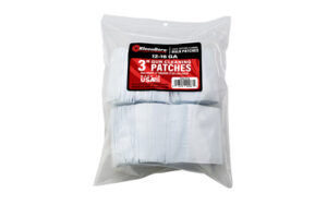 Kleen-Bore SuperShooter 3 in cotton cleaning patches 250ct for 12-16 gauge