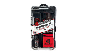 KleenBore PK210 Classic Handgun Cleaning Kit for .38/.357/9mm — rod, brushes, patches, CLP