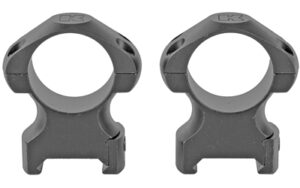 Konus 7400 high 1-inch steel scope rings in matte black