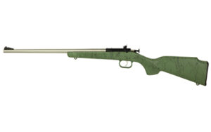 Davey Crickett Crickett KSA2442 Gen2 youth .22 LR rifle 16.1 inch stainless barrel green synthetic stock