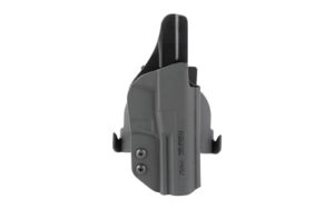 Keltec PR57 Kydex outside-the-waistband holster, right hand, black, Rounded Gear