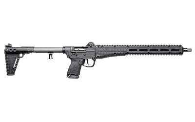 Kel‑Tec SUB‑2000 Gen3 9mm folding carbine in black, folded and extended views
