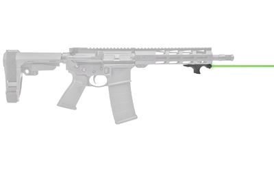 Viridian HS1 green laser hand stop with M-LOK mount, black polymer
