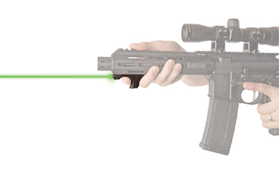Viridian HS1 green laser hand stop with M-LOK mount, black polymer