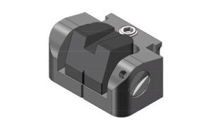 Leupold DeltaPoint Pro rear iron sight matte black aluminum co-witness rear sight