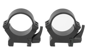 Leupold QRW2 30mm medium quick-release scope rings matte black steel