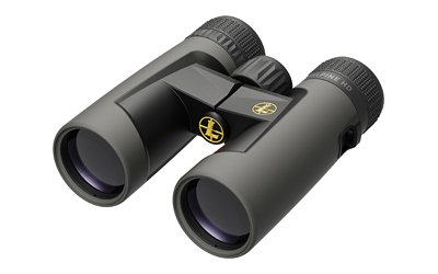 Leupold BX-2 Alpine HD 10x42 binoculars in shadow gray, angled view
