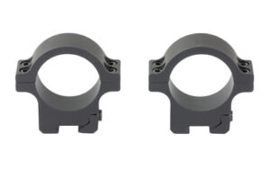 Leupold Open Range Rimfire 30mm high scope rings matte black fits 11mm 3.375in dovetail