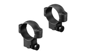 Leupold Ruger M77 30mm High Matte ringmounts, solid steel, matte black