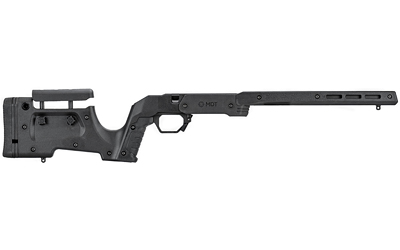 MDT XRS chassis for Savage short action in black with aluminum core and polymer panels