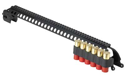 Mesa Tactical Saddlerail 20 inch for Remington 870 SureShell carrier, black aluminum