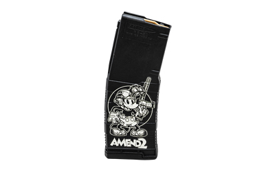 Amend2 MOD-3 Steamboat Willie 30rd AR-15 polymer magazine, black matte