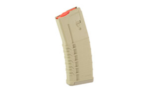 CMMG 30rd AR-15 Mk4 polymer magazine Flat Dark Earth .223/5.56 with red follower