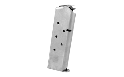 Colt 1911/Commander stainless steel 7-round magazine for .45 ACP
