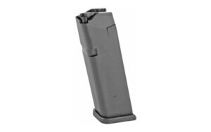 Glock G22 G35 15-round .40 S&W replacement magazine, black polymer/steel