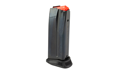 Heckler & Koch CC9 12rd 9mm extended floor plate magazine, black steel