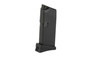 KCI USA 9mm 6-round Glock 43 magazine, black polymer, steel-lined, grip extension