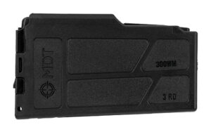 MDT AICS 3-round polymer magazine for .300 Winchester Magnum in black